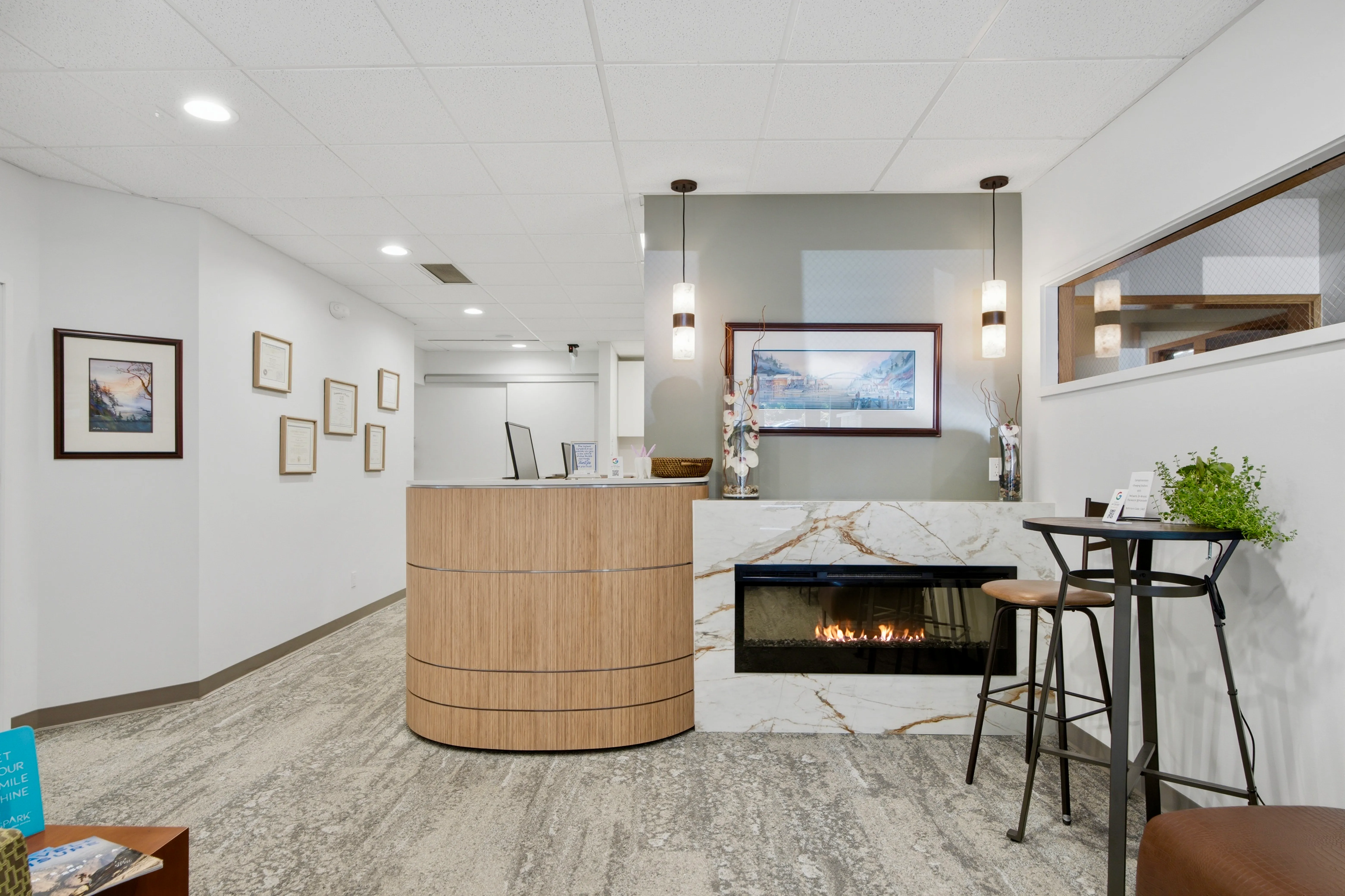 A treatment room at Overlake Family Dentistry